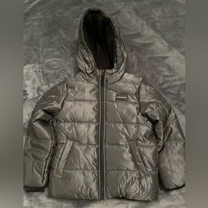 NEW Gray/Silver Puffer Coat